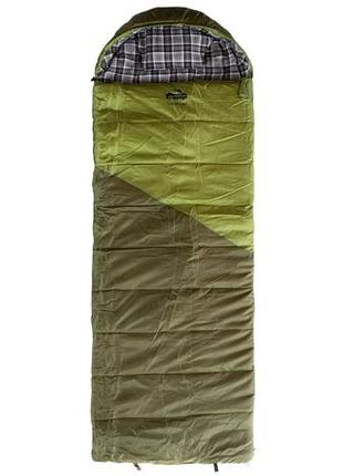 Спальный мешок tramp kingwood regular одеяло левый dark-olive/grey 220/80 utrs-053r-l