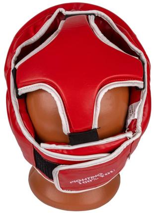 Боксерський шолом тренувальний powerplay 3100 pu червоний s3 фото