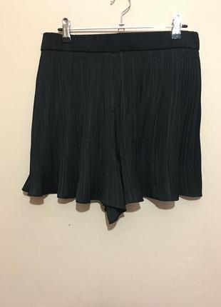 Шорты плиссе zara pleated shorts10 фото