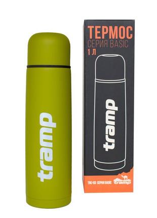 Термос tramp basic 1 л оливковий (trc-113-olive) (utrc-113-olive)