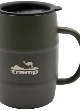 Термокружка tramp 0,5л. с крышкой utrc-100-olive