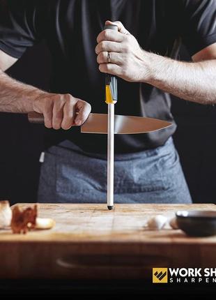 Work sharp керамічний мусат ceramic kitchen honing rod wsktnchr-i4 фото