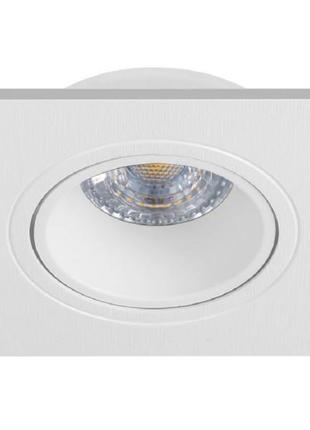 Точечный светильник luxel gu5,3 ip20 белый (dp-02w)