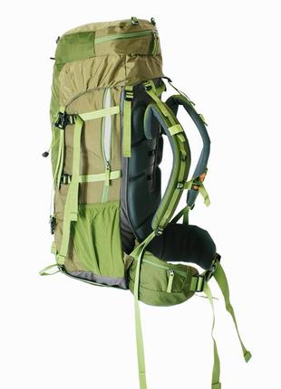 Рюкзак tramp sigurd туристический зеленый/масло 60+10л (utrp-045-green)4 фото