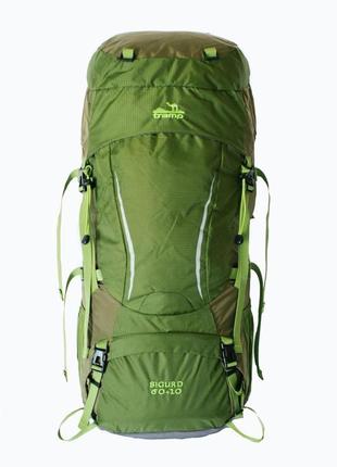 Рюкзак tramp sigurd туристический зеленый/масло 60+10л (utrp-045-green)