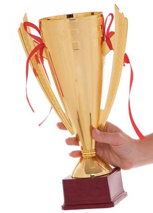 Кубок спортивний із ручками reward c5007a висота 36 см4 фото