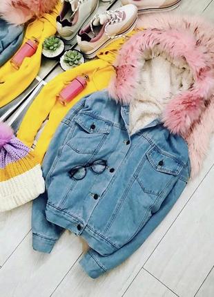Новая крутая тёплая джинсовка🌸