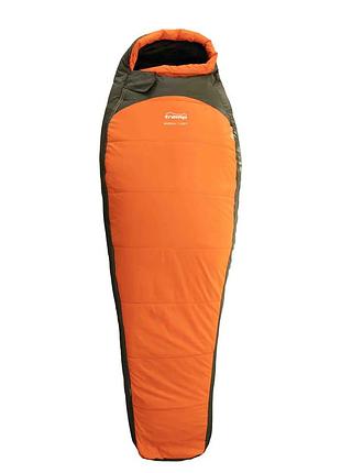Спальний мішок tramp boreal long кокон правий orange/grey 225/80-55 (+5/0/-15°с) (utrs-061l-r)
