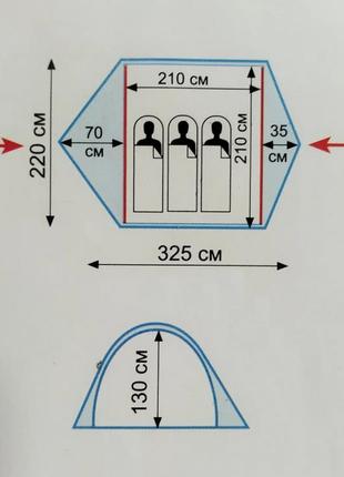 Палатка с автоматическим каркасом tramp quick 3 (v2) (utrt-097)10 фото