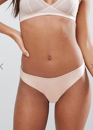 12 м 40 asos идеальные бесшовные трусики стринги невидимка персикового цвета