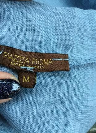 Лен100%,блуза ассиметричная,туника,майка,piazza roma,италия,этно,бохо стиль8 фото