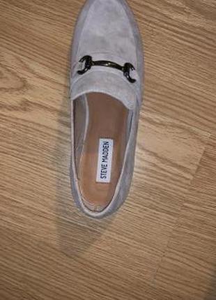 Steve madden kerry  loafer новые маломерки замшевые бежевые