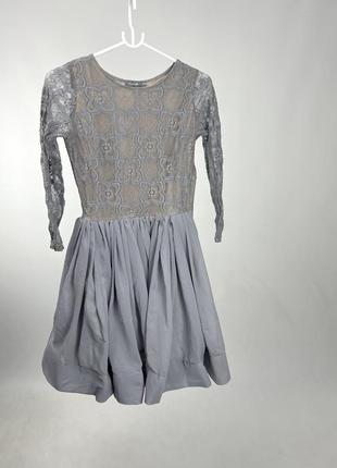 Сукня стильна manifio co, приталена, сіра, розмір xs (34), як нова3 фото