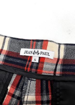 Брюки jean paul, клітчаті, середньої плотності, розмір s, як нові5 фото