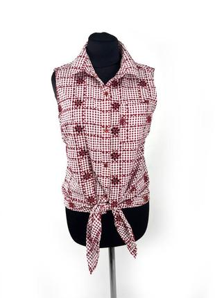 Блузка фірмова superdry, без рукавів, ексклюзивна, розмір м (12) відмінний стан