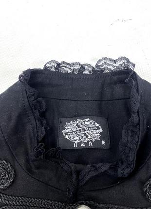 Піджак ексклюзивний hearts&roses, з шнуровкою, розмір 16 (l) відмінний стан7 фото