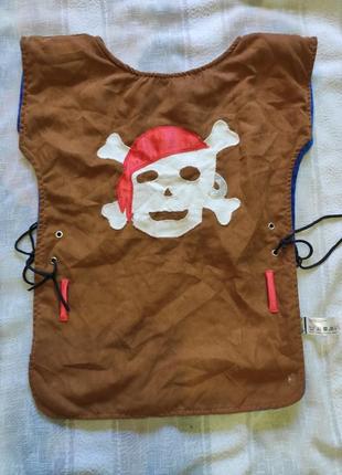 Карнавальний костюм двосторонній лицар пірат- розбійник на 4-9років2 фото