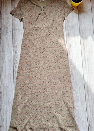 Платье макси в цветочный принт новое английского бренда длинное2 фото