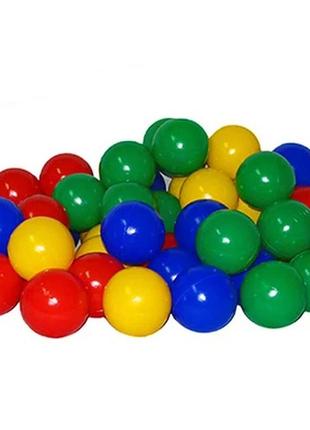 Кульки для сухих басейнів, манежів 70 мм. 32 шт.