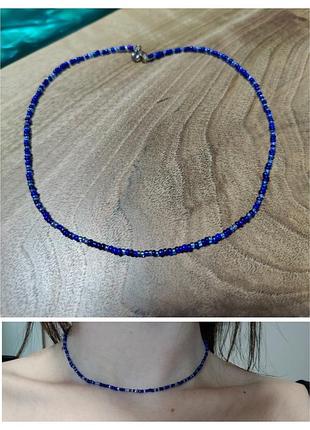 Чокер, ожерелье из бисера