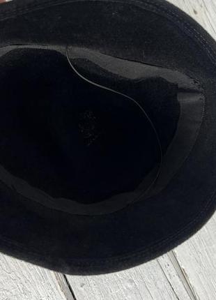 Капелюх ексклюзивний mopherton, чорний, made in france, розмір 55 см, відмінний стан3 фото