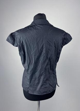 Блуза стильна la vie, бавовна, чорна, розмір 14 (м) відмінний стан3 фото