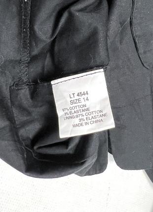 Блуза стильна la vie, бавовна, чорна, розмір 14 (м) відмінний стан2 фото