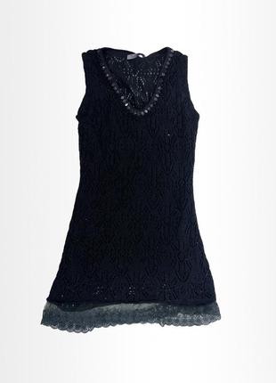 Сукня стильна blue & sea, чорна, утеплена, розмір l (16), відмінний стан4 фото