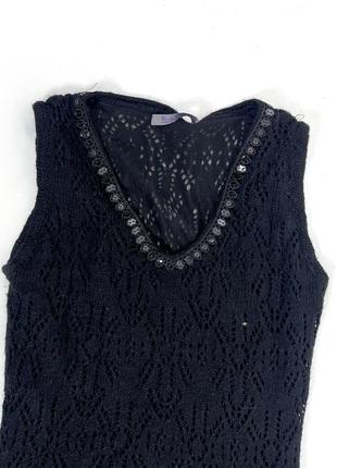 Сукня стильна blue & sea, чорна, утеплена, розмір l (16), відмінний стан6 фото