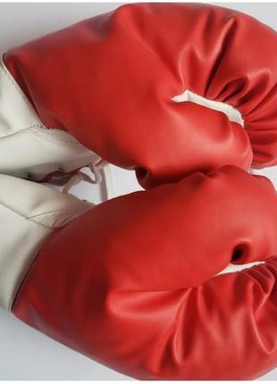 Рукавиці спортивні боксерські тренувальні рукавички кінбоксинг2 фото
