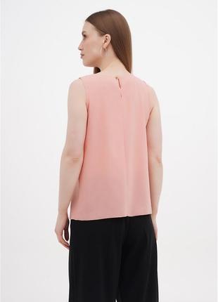 Літній топ модний легкий, блузка однотонна вільна красива футболка жіноча повсякденна блуза 2б45 фото
