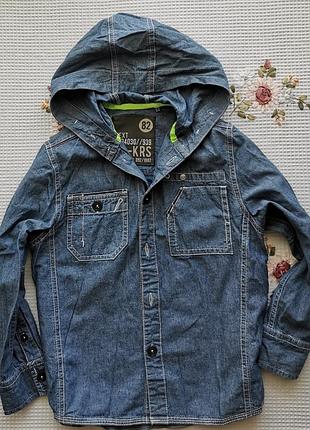 Рубашка next с капюшоном