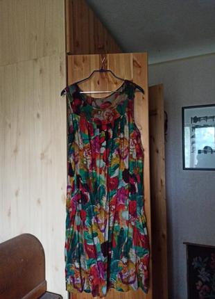 Легкое летнее платье из натуральной ткани