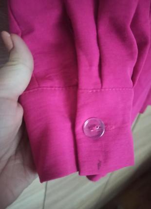 Модный трендовый брючный костюм розовый, фуксия m, l4 фото