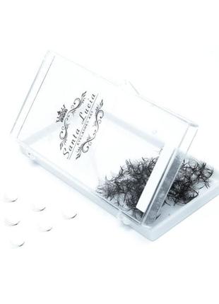 5d-d-010-14 mm по 1000 шт. пучкові вії для нарощування santalucia