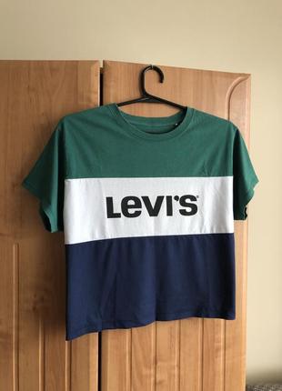Футболка кроп топ levis