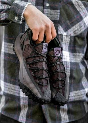 Мужские кроссовки nike acg mountain fly low black brown 40-41-42-43-44-45