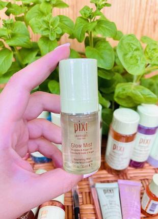 Поживний спрей для обличчя pixi glow mist mini