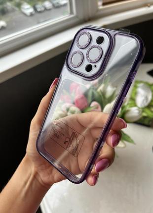 Чехол блестки iphone 14 pro3 фото