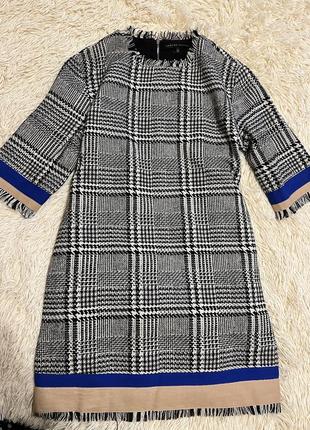 Теплое твидовое платье english factory