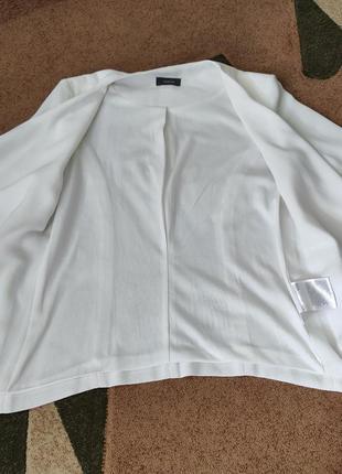 Білий піджак жакет блейзер пиджак кардіган кардиган10 фото