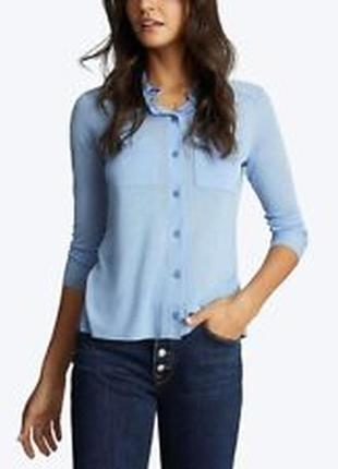 Reiss нежная голубая рубашка, блуза. размер s