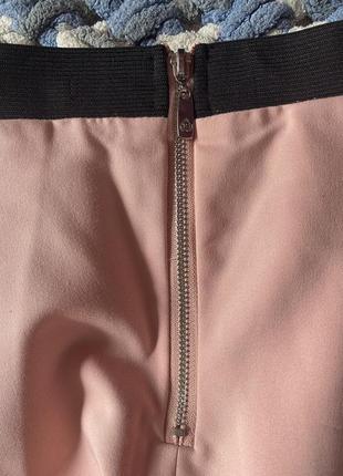 Красивая пудрово-розовая юбка3 фото