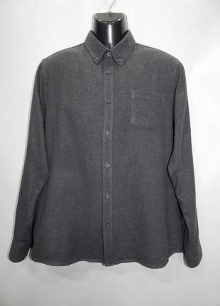 Мужская теплая рубашка с длинным рукавом livergy р.52 016rtx (только в указанном размере, 1 шт)