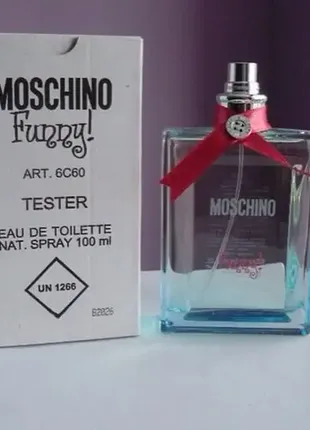 Тестер жіночої туалетної води moschino funny (москіно фанні) 100 мл (люкс якість)