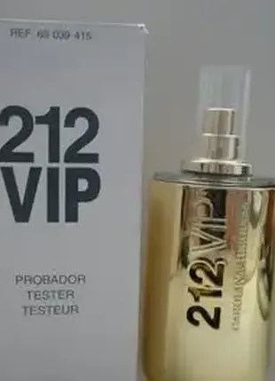 Тестер жіночої парфумерної води carolina herrera 212 vip 80 мл (люкс якість)