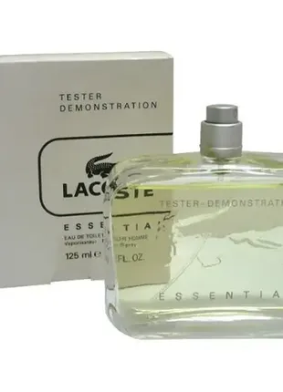 Тестер чоловічої туалетної води lacoste essential (лакост ессеншіал) 125 мл (люкс якість)1 фото