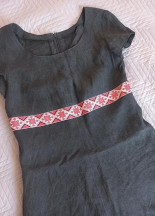 Сукня вишиванка, льон