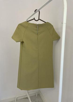 Платье оливкового цвета, 4