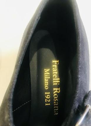 Стильные замшевые туфли fratelli rosana. италия 🇮🇹3 фото